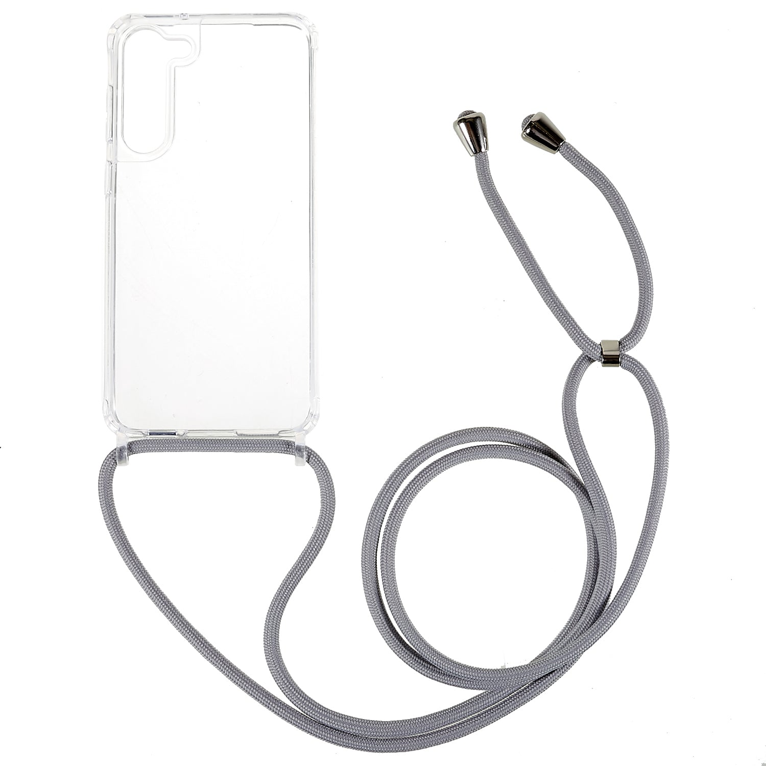 Clear Phone Case for Samsung Galaxy S23 Non-Slip TPU Bumper Acrylic Back Phone Cover with Lanyard Clear Phone Case for Samsung Galaxy S23 Non-Slip TPU Bumper Acrylic Back Phone Cover with Lanyard